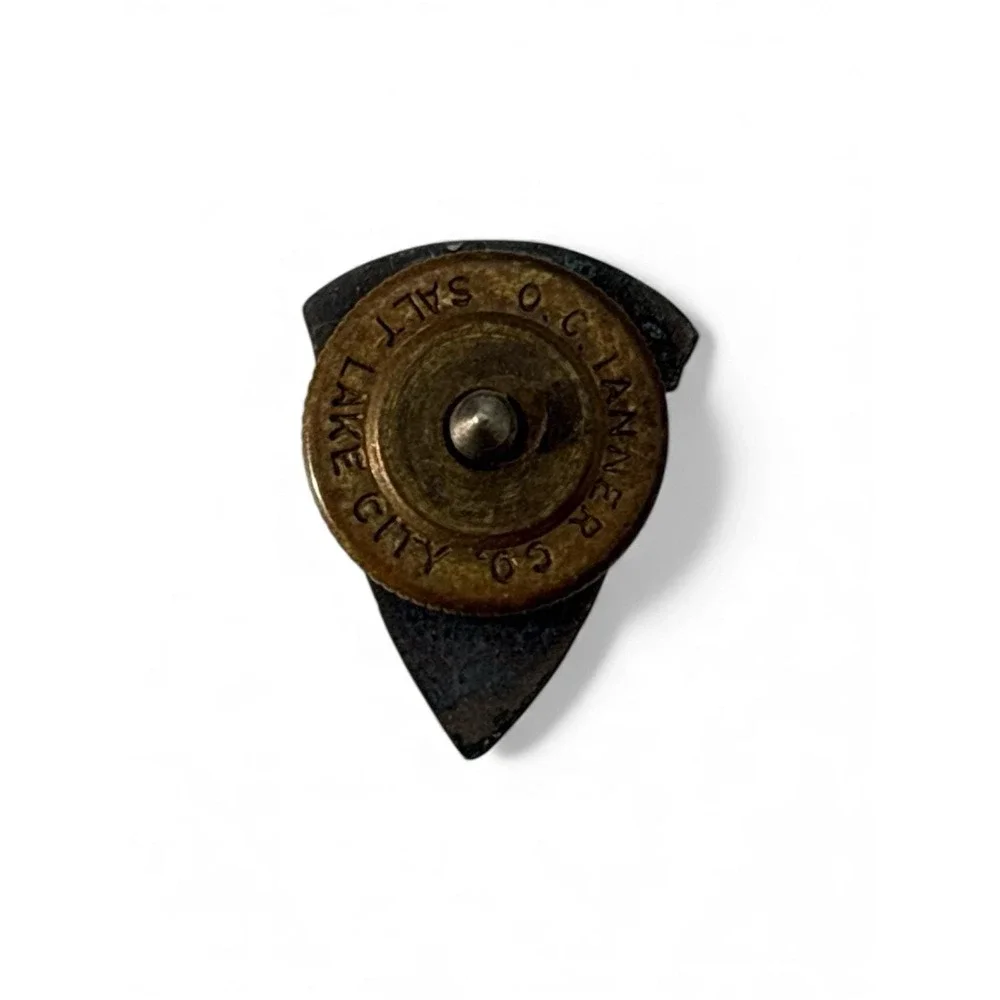 Vintage US Junior Secretary COFC Jaycees Screwback Lapel‎ Badge Pin